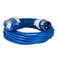 Blue 14m extension lead cable
