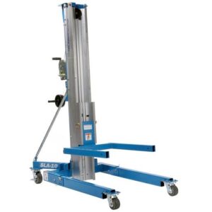 Blue and silver SLA-10 lift system