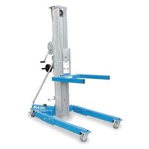 Blue and silver lift system