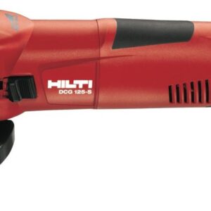 Red Hilti angle grinder