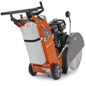 Black and orange floor saw